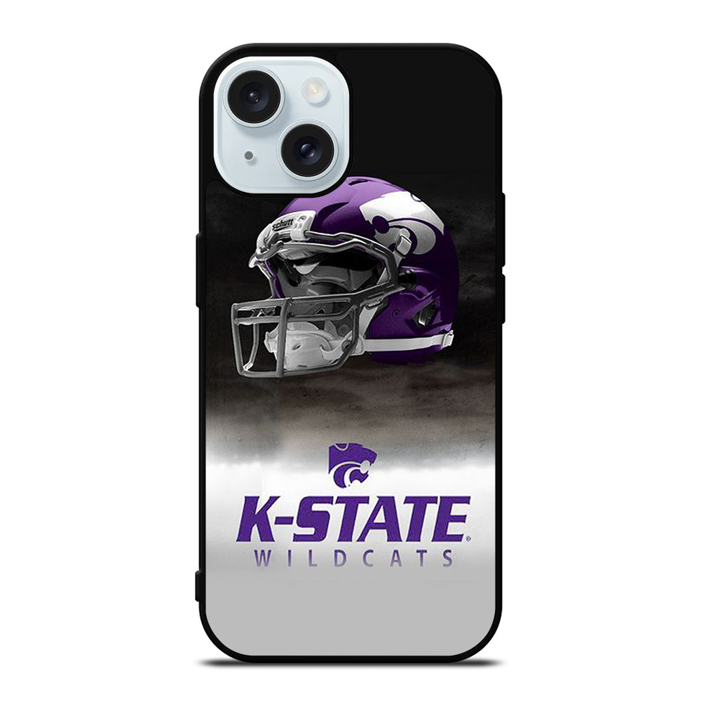 KANSAS STATE WILDCATS HELMET LOGO iPhone 15 Case Cover