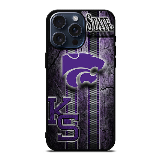 KANSAS STATE WILDCATS SYMBOL iPhone 15 Pro Max Case Cover