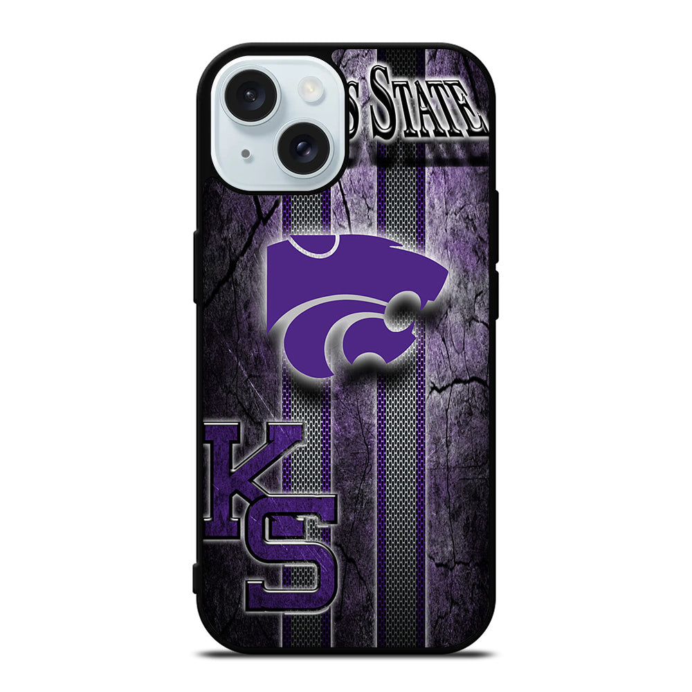 KANSAS STATE WILDCATS SYMBOL iPhone 15 Case Cover