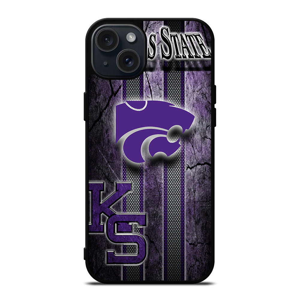 KANSAS STATE WILDCATS SYMBOL iPhone 15 Plus Case Cover