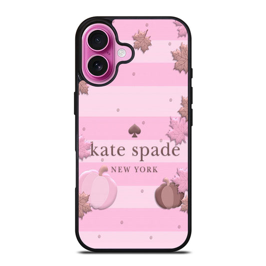 KATE SPADE PINK STRIPE iPhone 16 Plus Case Cover