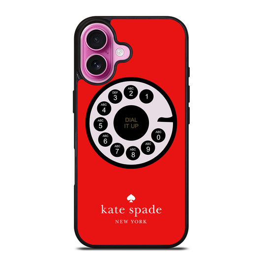 KATE SPADE ROTARY DIAL UP iPhone 16 Plus Case Cover
