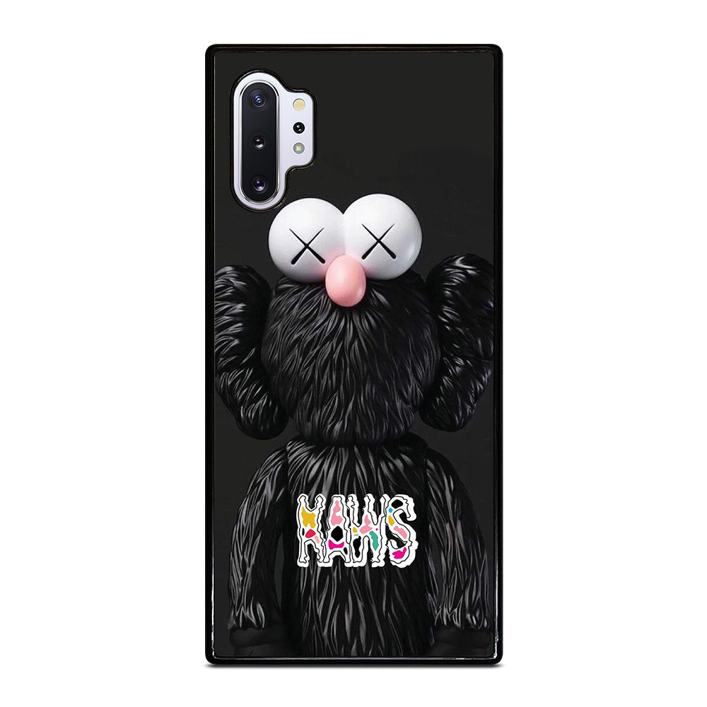 KAWS DESIGN LOGO BLACK Samsung Galaxy Note 10 Plus Case Cover