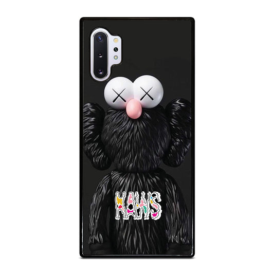 KAWS DESIGN LOGO BLACK Samsung Galaxy Note 10 Plus Case Cover