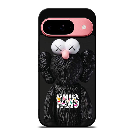 KAWS DESIGN LOGO BLACK Google Pixel 9 Case Cover
