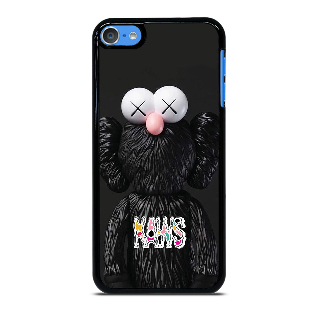 KAWS DESIGN LOGO BLACK iPod Touch 7 Case Cover