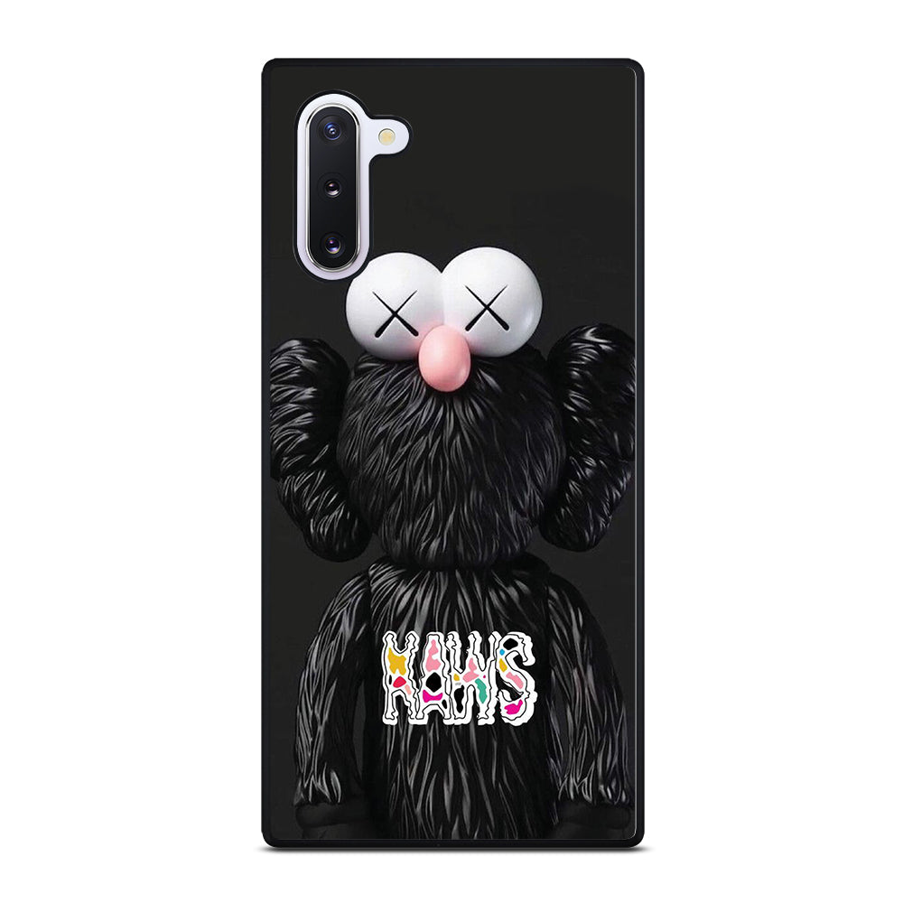 KAWS DESIGN LOGO BLACK Samsung Galaxy Note 10 Case Cover