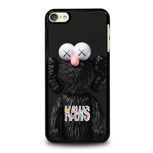 KAWS DESIGN LOGO BLACK iPod Touch 6 Case Cover