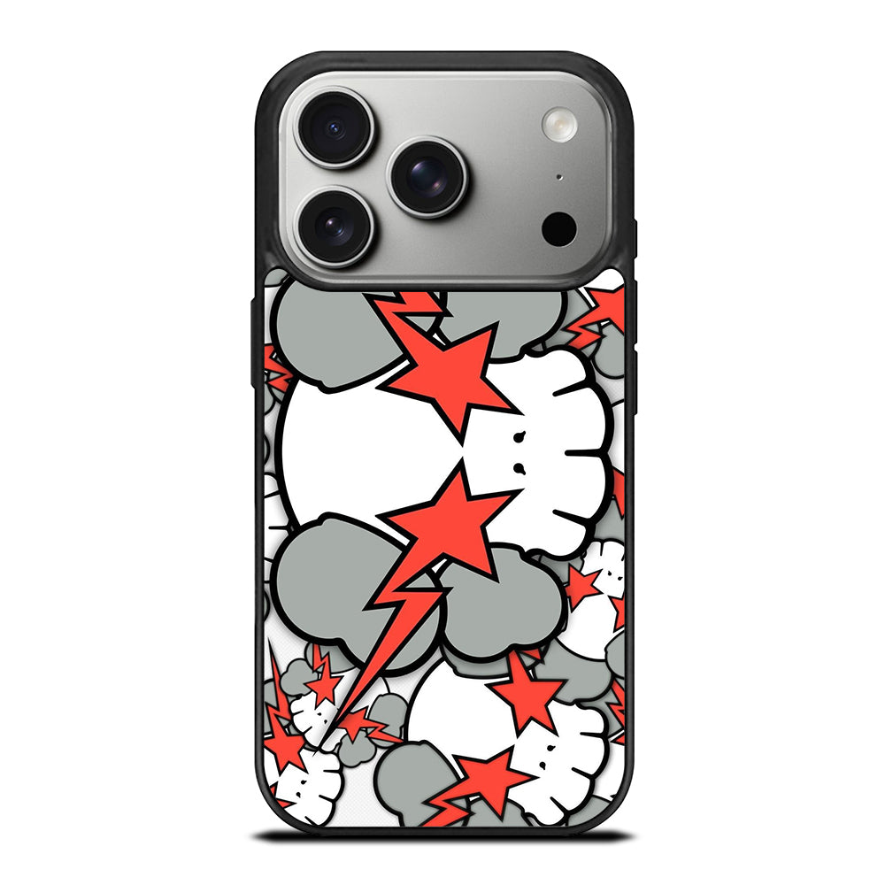 KAWS DESIGN PATTERN iPhone 17 Pro Case Cover