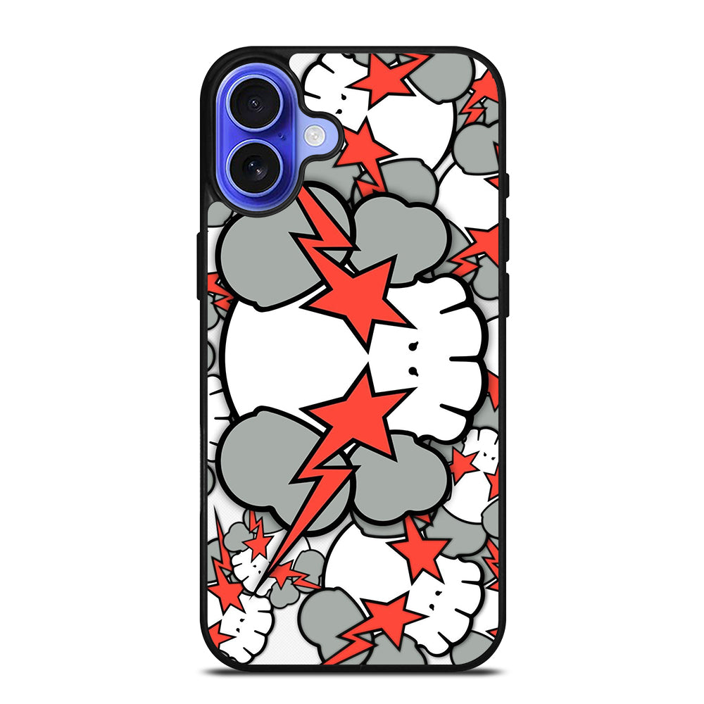 KAWS DESIGN PATTERN iPhone 16 Case Cover