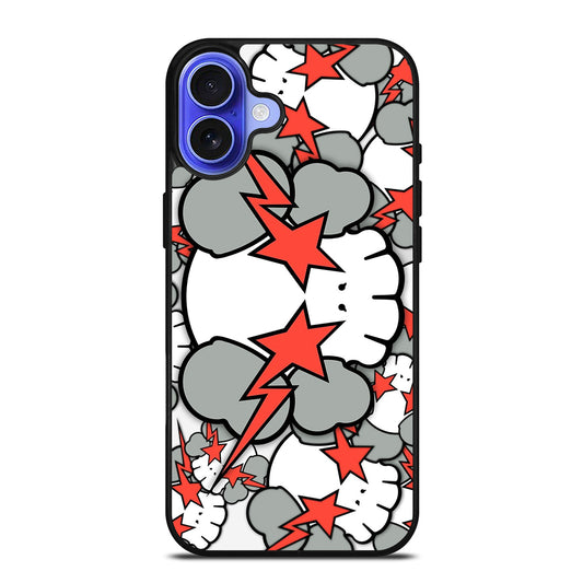KAWS DESIGN PATTERN iPhone 16 Case Cover
