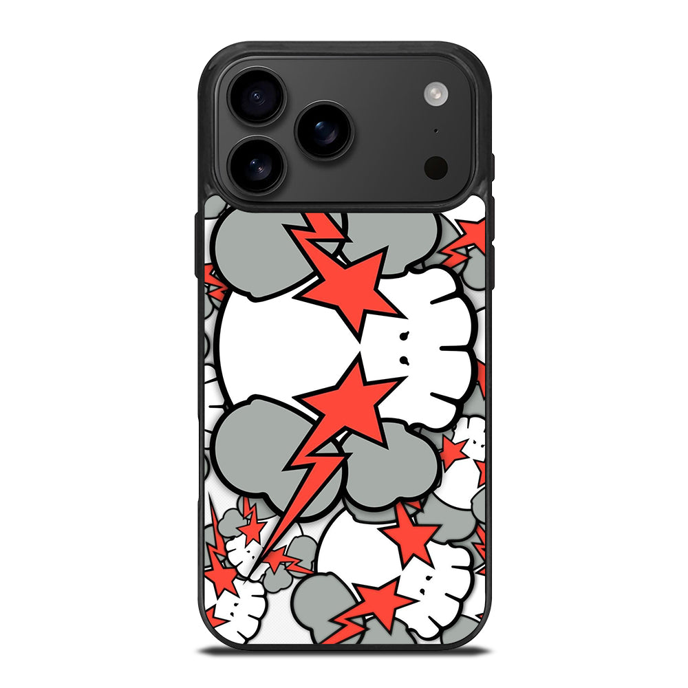 KAWS DESIGN PATTERN iPhone 17 Pro Max Case Cover