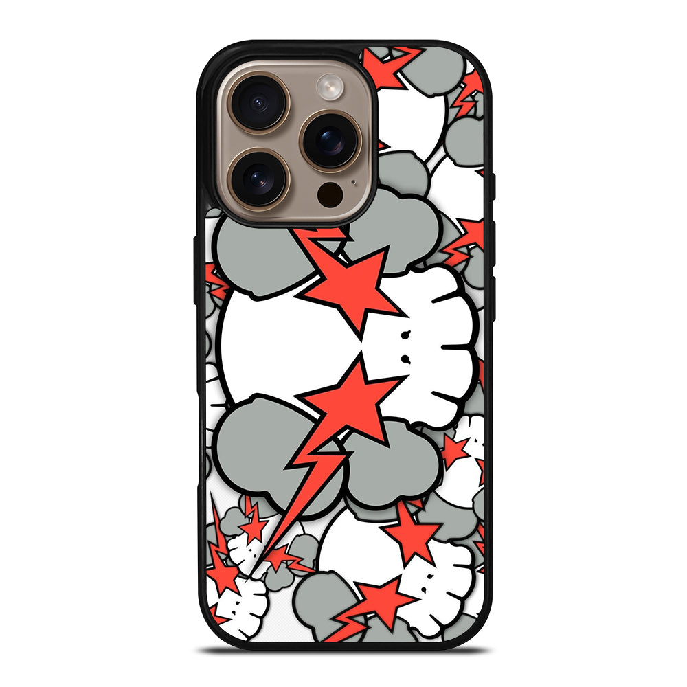 KAWS DESIGN PATTERN iPhone 16 Pro Case Cover