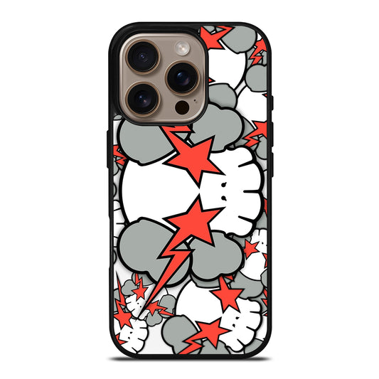 KAWS DESIGN PATTERN iPhone 16 Pro Case Cover