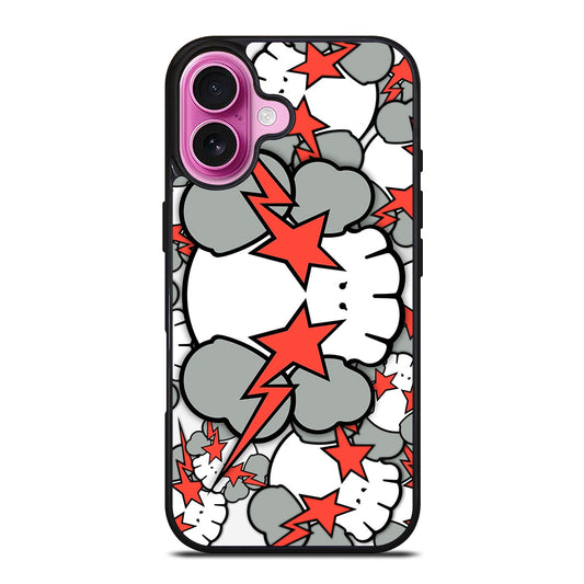 KAWS DESIGN PATTERN iPhone 16 Plus Case Cover