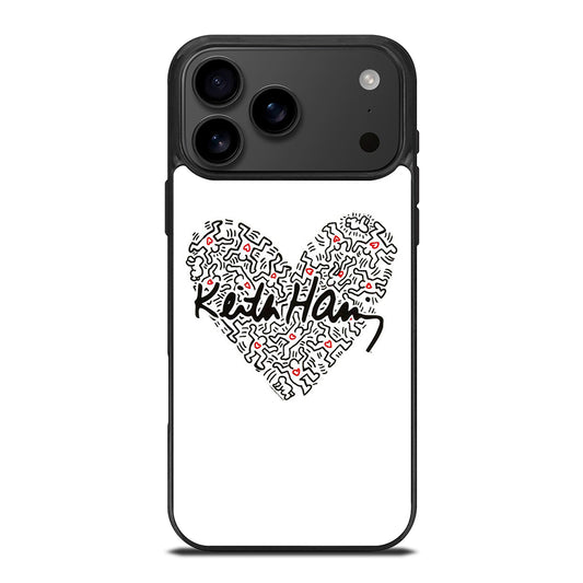 KEITH HARING ART LOVE 2 iPhone 17 Pro Max Case Cover