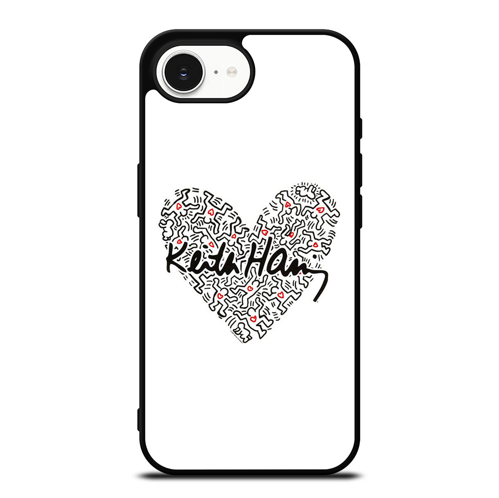 KEITH HARING ART LOVE 2 iPhone 16e Case Cover