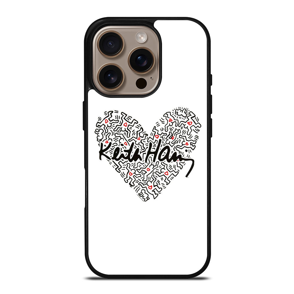 KEITH HARING ART LOVE 2 iPhone 16 Pro Case Cover