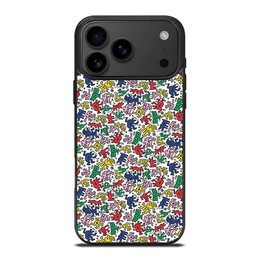 KEITH HARING ART PATTERN 2 iPhone 17 Pro Max Case Cover