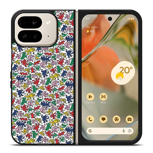 KEITH HARING ART PATTERN 2 Google Pixel 9 Pro Fold Case Cover