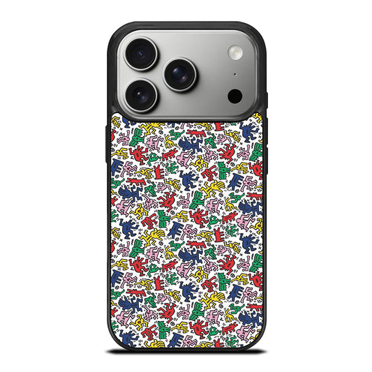 KEITH HARING ART PATTERN 2 iPhone 17 Pro Case Cover