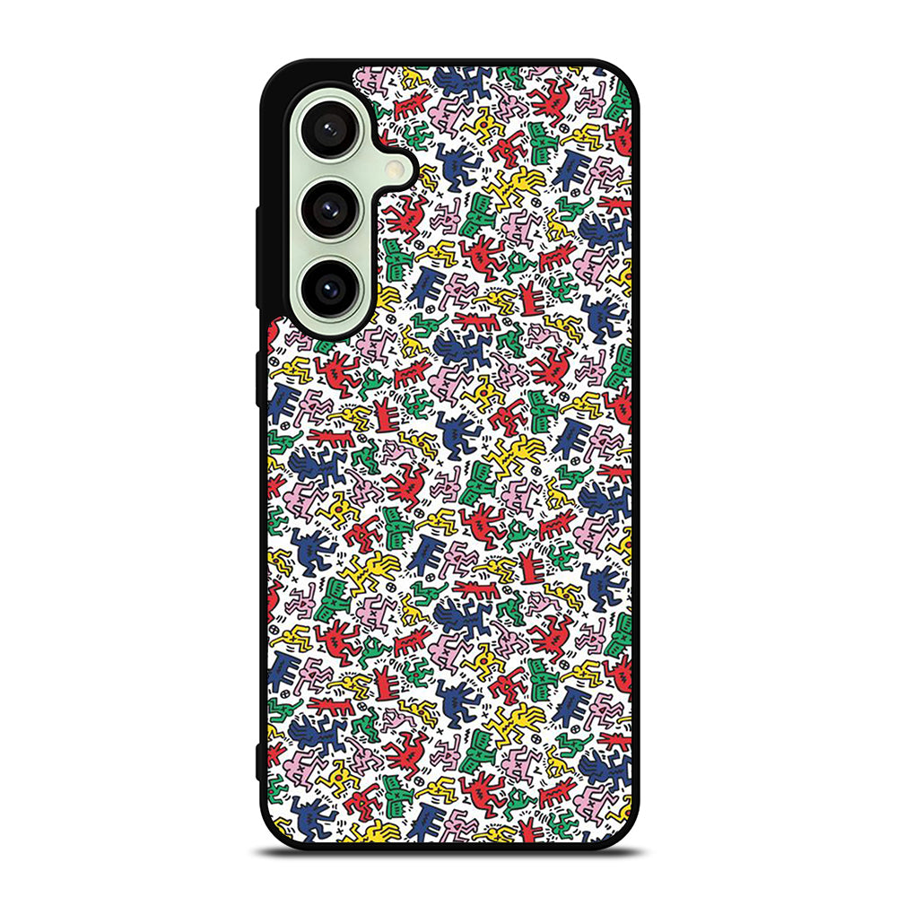 KEITH HARING ART PATTERN 2 Samsung Galaxy S24 FE Case Cover