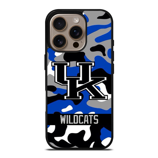 KENTUCKY WILDCATS CAMO iPhone 16 Pro Case Cover