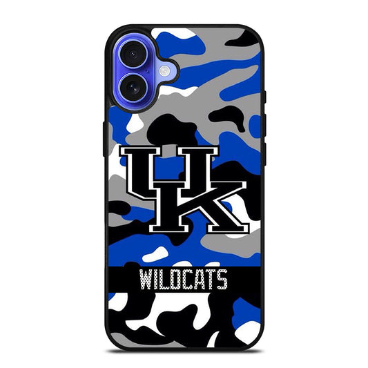 KENTUCKY WILDCATS CAMO iPhone 16 Case Cover