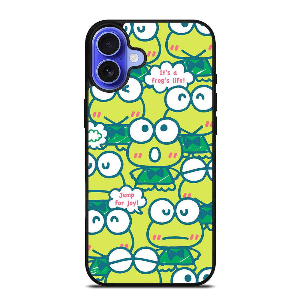 KEROPPI FROG PATTERN iPhone 16 Case Cover