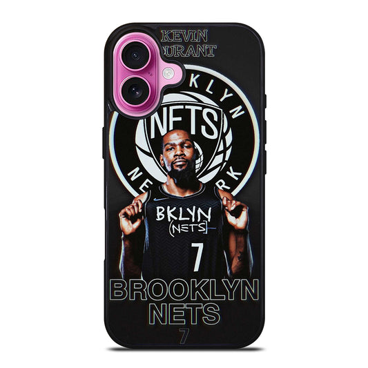 KEVIN DURANT NBA BROOKLYN NETS 2 iPhone 16 Plus Case Cover