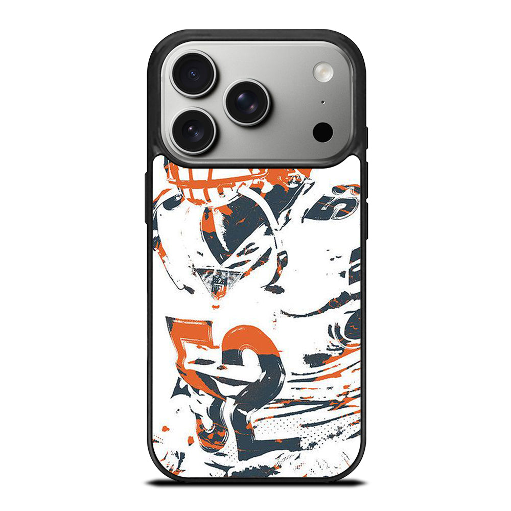 KHALIL MACK CHICAGO BEARS ART iPhone 17 Pro Case Cover