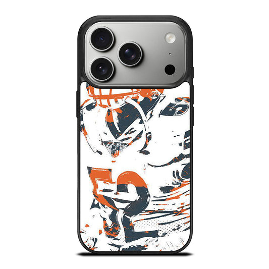KHALIL MACK CHICAGO BEARS ART iPhone 17 Pro Case Cover