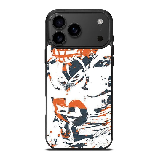 KHALIL MACK CHICAGO BEARS ART iPhone 17 Pro Max Case Cover