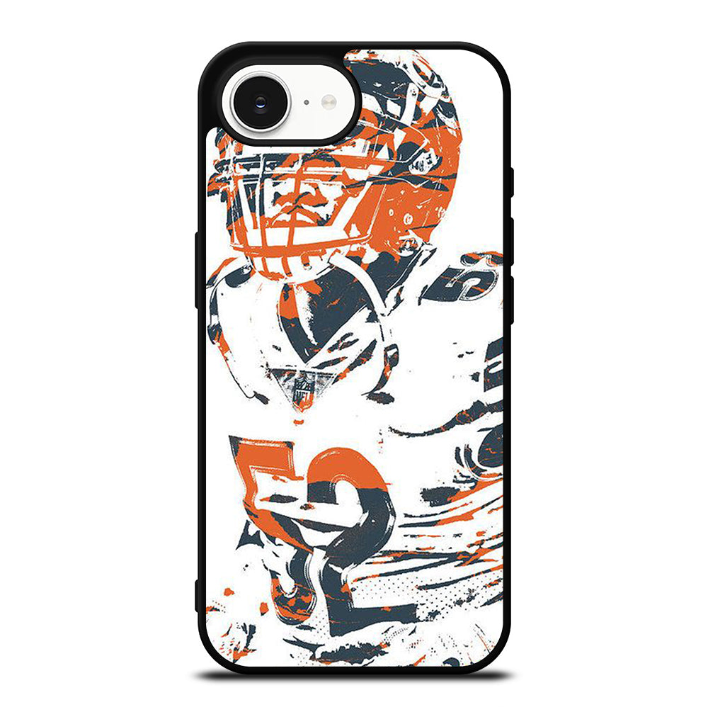 KHALIL MACK CHICAGO BEARS ART iPhone 16e Case Cover