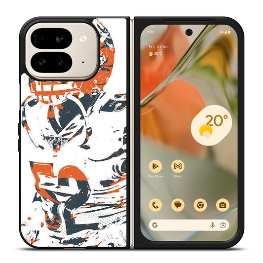 KHALIL MACK CHICAGO BEARS ART Google Pixel 9 Pro Fold Case Cover