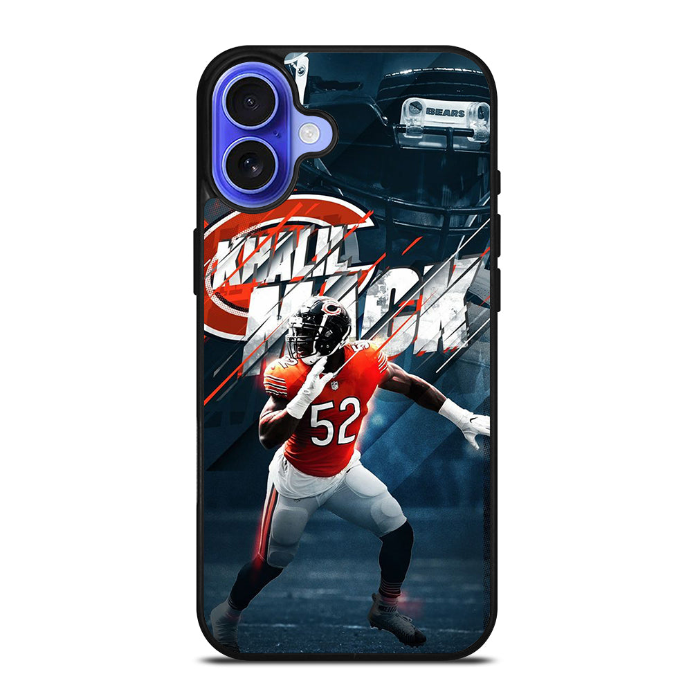 KHALIL MACK CHICAGO BEARS NFL iPhone 16 Case Cover