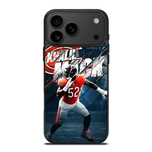 KHALIL MACK CHICAGO BEARS NFL iPhone 17 Pro Max Case Cover