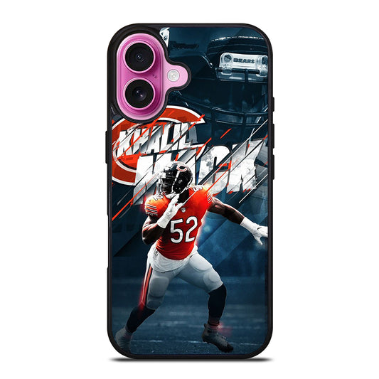 KHALIL MACK CHICAGO BEARS NFL iPhone 16 Plus Case Cover