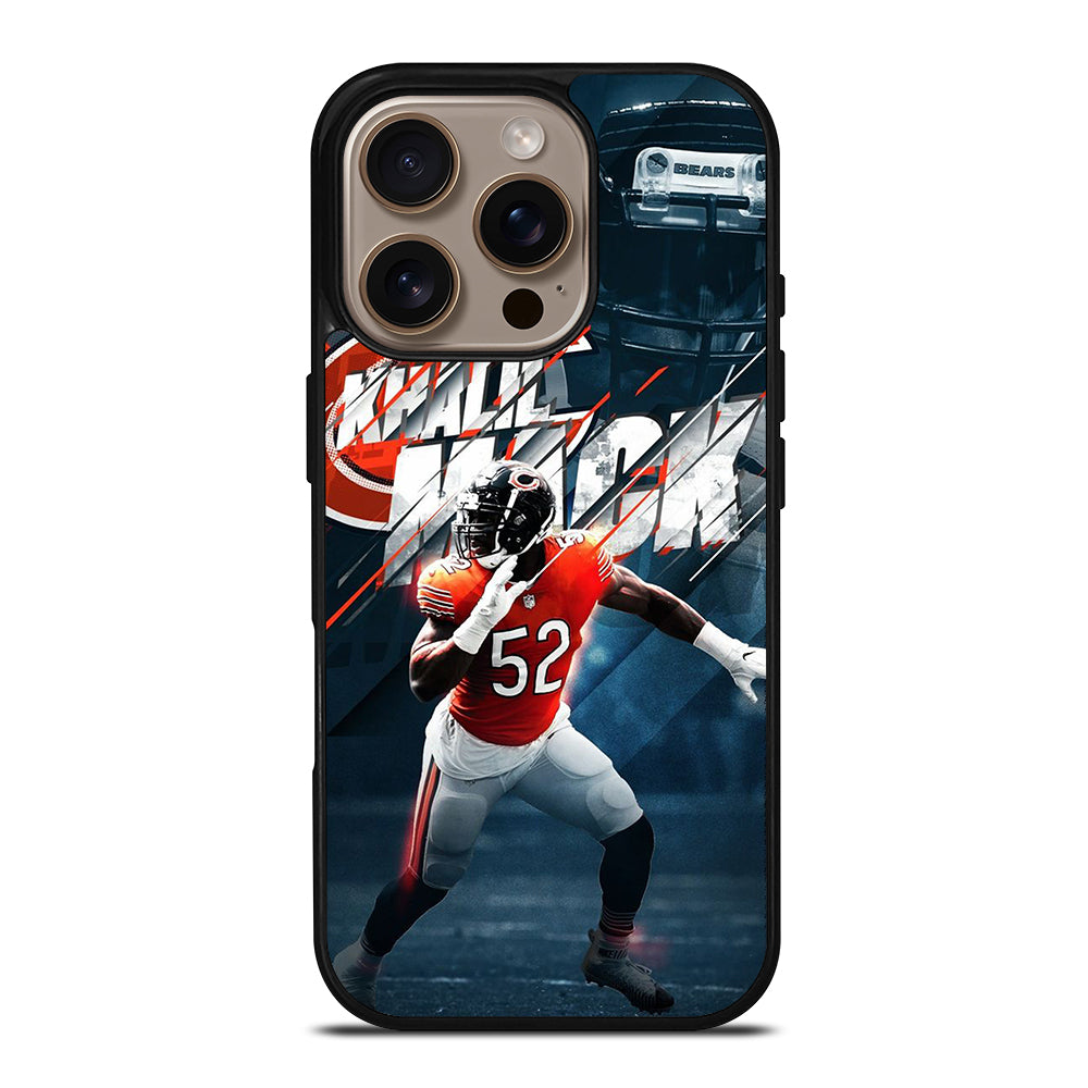 KHALIL MACK CHICAGO BEARS NFL iPhone 16 Pro Case Cover