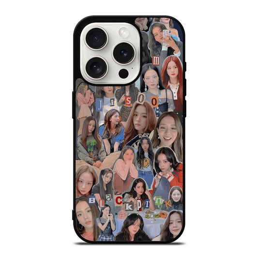 KIM JISOO BLACKPINK COLLAGE iPhone 15 Pro Case Cover