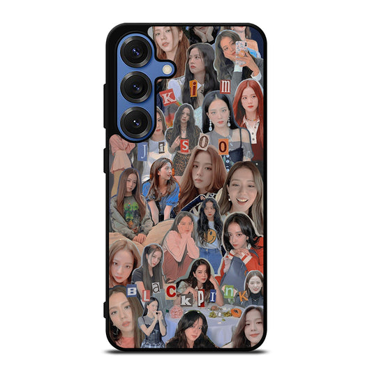 KIM JISOO BLACKPINK COLLAGE Samsung Galaxy S25 Case Cover