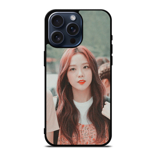 KIM JISOO BLACKPINK CUTE iPhone 15 Pro Max Case Cover
