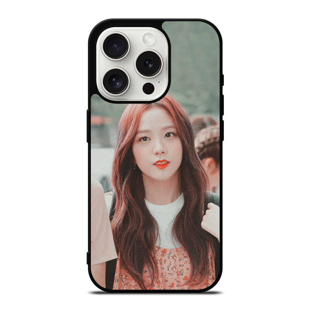 KIM JISOO BLACKPINK CUTE iPhone 15 Pro Case Cover