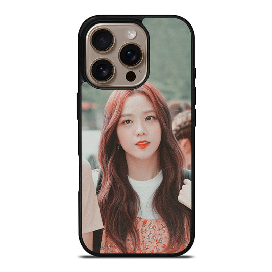 KIM JISOO BLACKPINK CUTE iPhone 16 Pro Case Cover