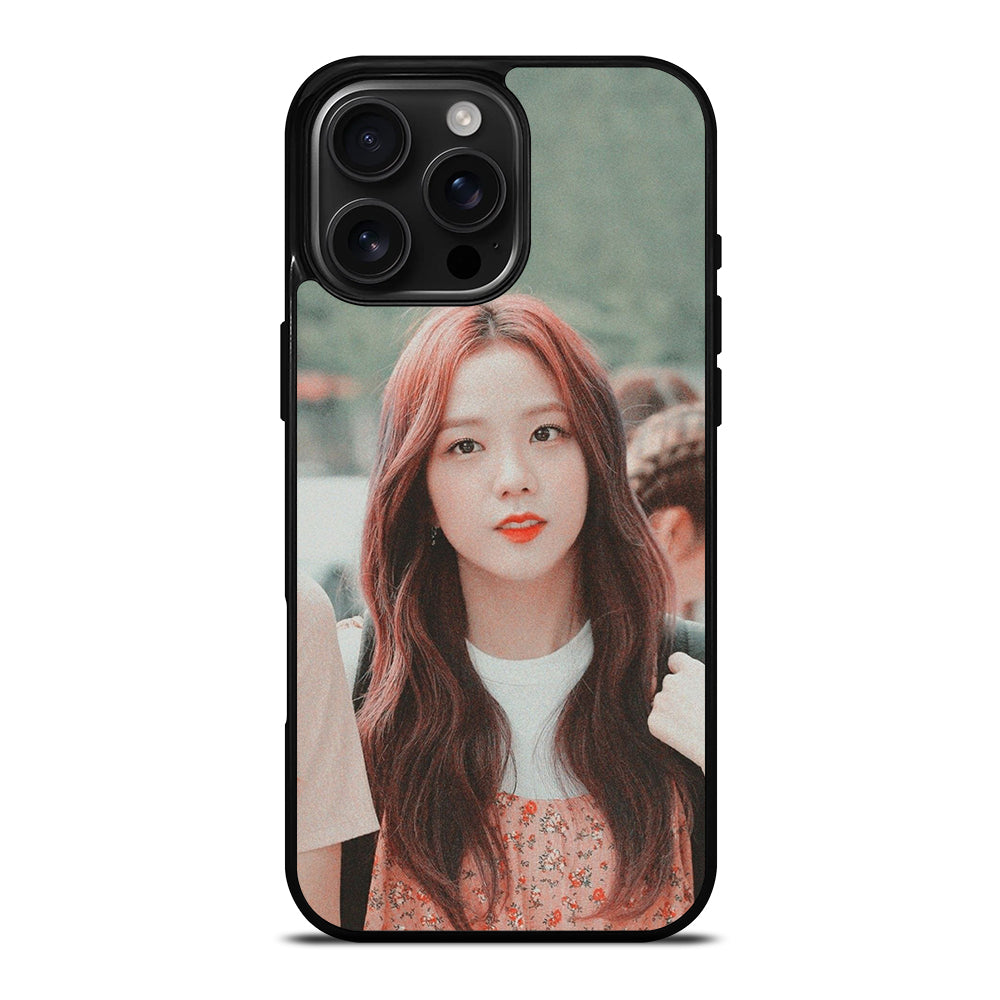 KIM JISOO BLACKPINK CUTE iPhone 16 Pro Max Case Cover