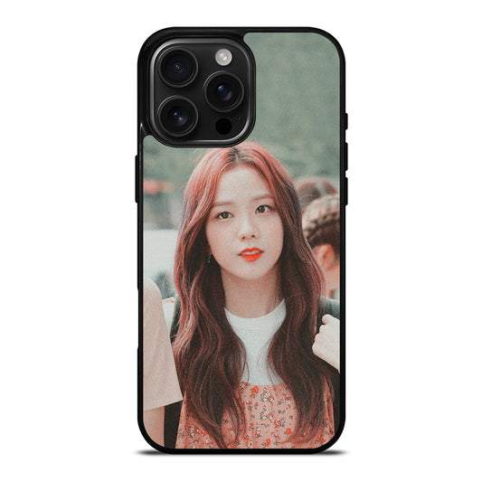KIM JISOO BLACKPINK CUTE iPhone 16 Pro Max Case Cover