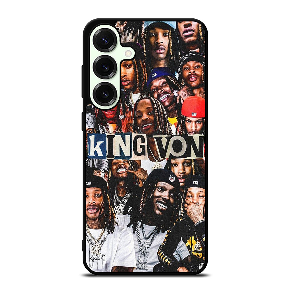 KING VON RAPPER COLLAGE Samsung Galaxy S25 Plus Case Cover