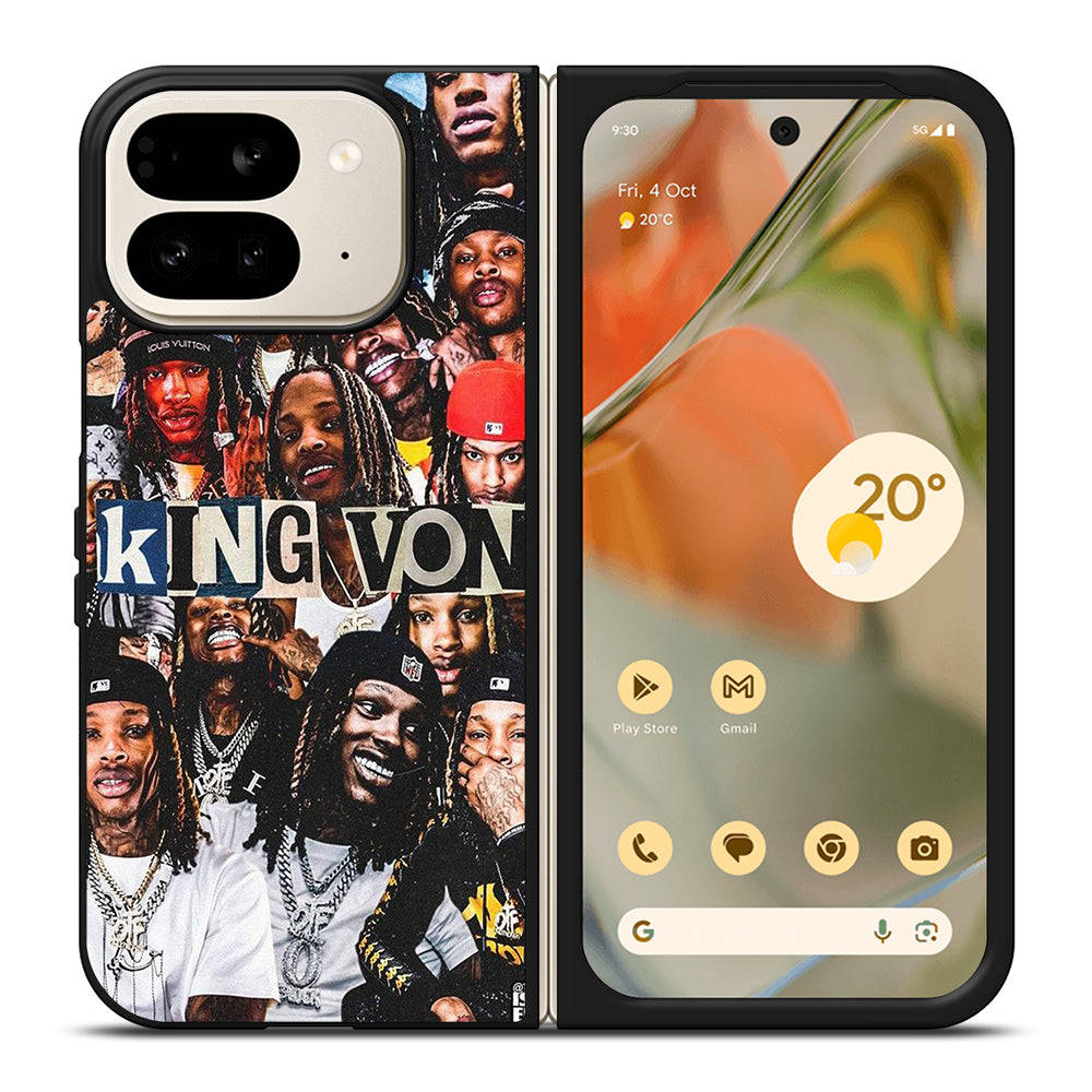 KING VON RAPPER COLLAGE Google Pixel 9 Pro Fold Case Cover