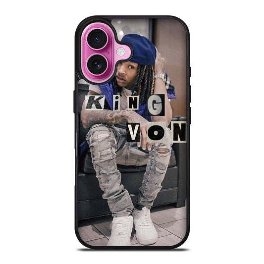 KING VON RAPPER HOP HOP iPhone 16 Plus Case Cover