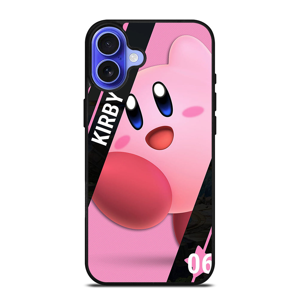 KIRBY SUPER SMASH BROS CUTE 2 iPhone 16 Case Cover